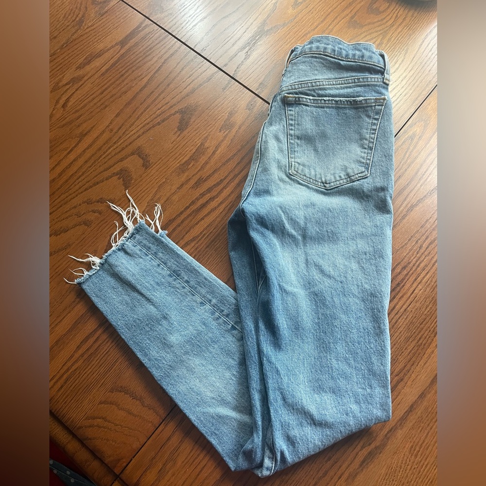 We The Free Stella Skinny Jean high waist button fly 28 distressed